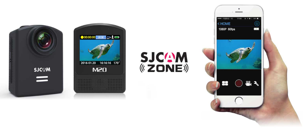 Mobilní aplikace, WiFi propojení s outdoorovou kamerou SJCAM M20